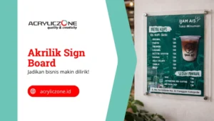 akrilik sign board