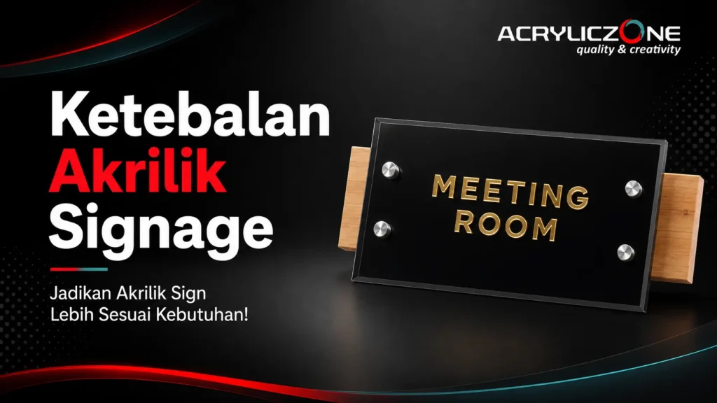AZ - ketebalan akrilik